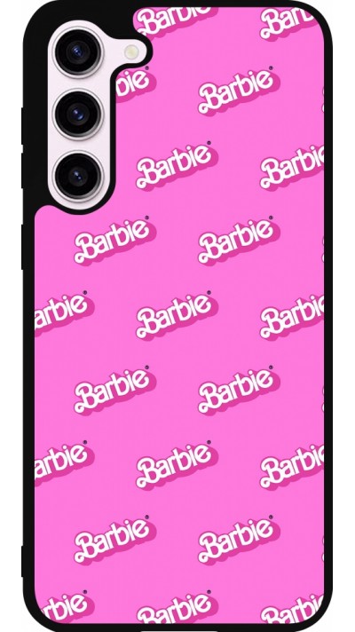 Samsung Galaxy S23+ Case Hülle - Silikon schwarz Barbie Pattern