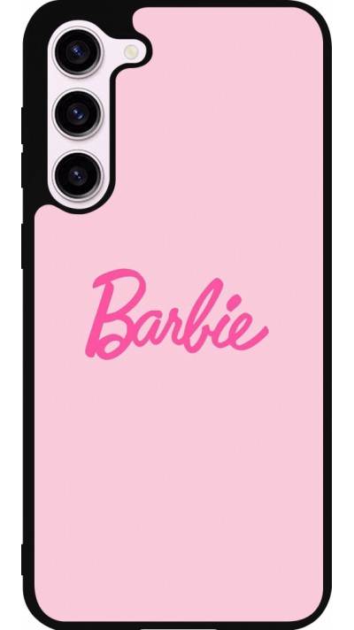 Samsung Galaxy S23+ Case Hülle - Silikon schwarz Barbie Text