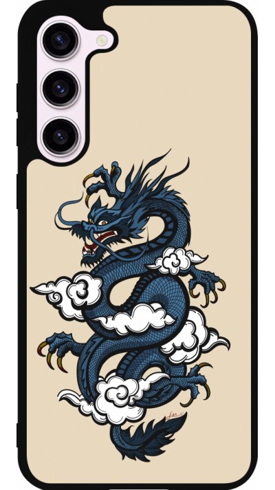 Samsung Galaxy S23+ Case Hülle - Silikon schwarz Blue Dragon Tattoo