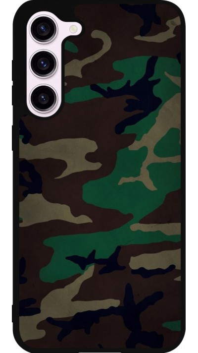 Samsung Galaxy S23+ Case Hülle - Silikon schwarz Camouflage 3