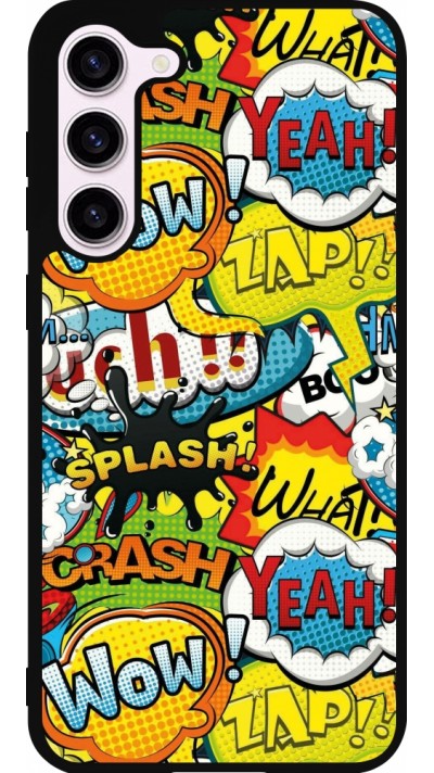 Samsung Galaxy S23+ Case Hülle - Silikon schwarz Cartoons slogans