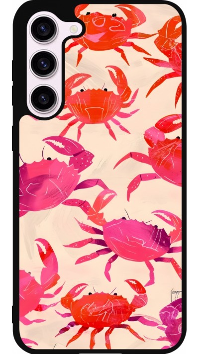 Coque Samsung Galaxy S23+ - Silicone rigide noir Crabs Paint