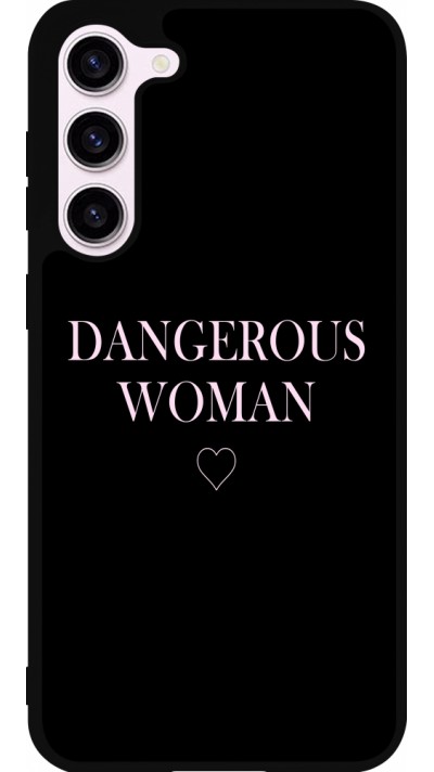 Samsung Galaxy S23+ Case Hülle - Silikon schwarz Dangerous woman