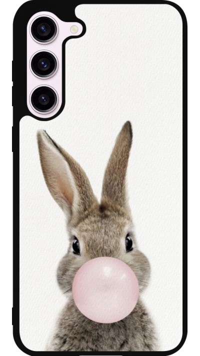 Samsung Galaxy S23+ Case Hülle - Silikon schwarz Easter 2023 bubble gum bunny