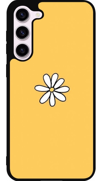 Samsung Galaxy S23+ Case Hülle - Silikon schwarz Easter 2023 daisy