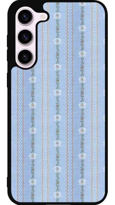 Samsung Galaxy S23+ Case Hülle - Silikon schwarz Edelweiss