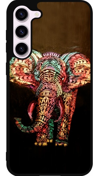 Samsung Galaxy S23+ Case Hülle - Silikon schwarz Elephant 02