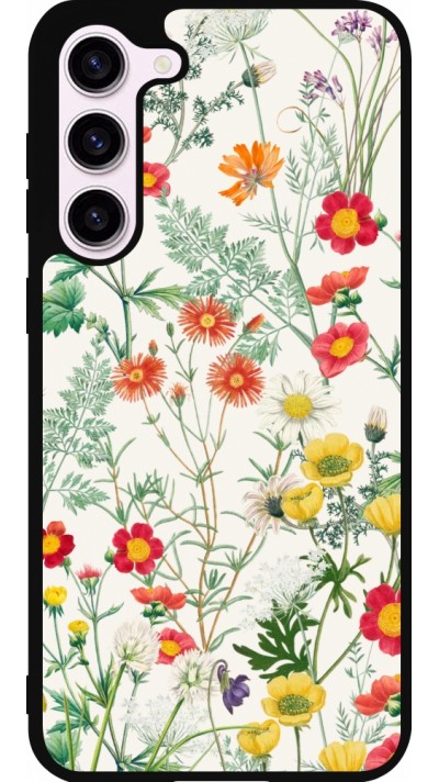 Samsung Galaxy S23+ Case Hülle - Silikon schwarz Flora Botanical Wildlife