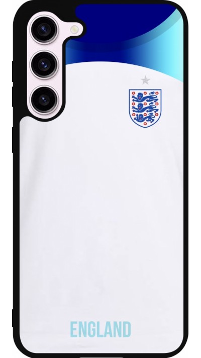 Samsung Galaxy S23+ Case Hülle - Silikon schwarz England 2022 personalisierbares Fußballtrikot