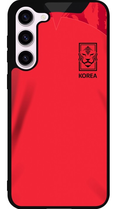 Samsung Galaxy S23+ Case Hülle - Silikon schwarz Südkorea 2022 personalisierbares Fussballtrikot