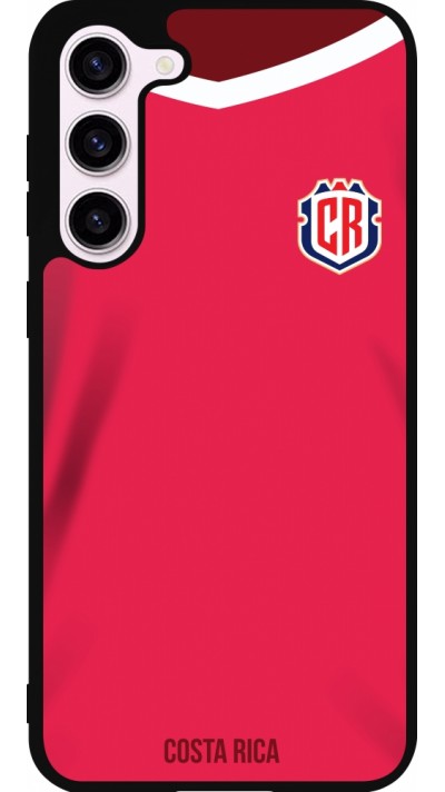 Samsung Galaxy S23+ Case Hülle - Silikon schwarz Costa Rica 2022 personalisierbares Fussballtrikot