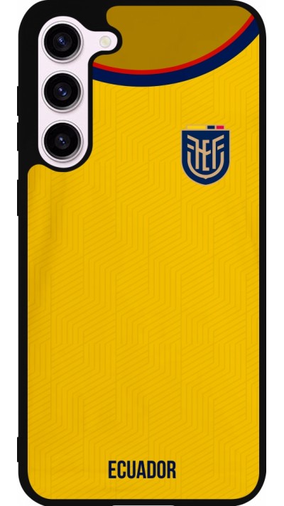 Samsung Galaxy S23+ Case Hülle - Silikon schwarz Ecuador 2022 Fußballtrikot