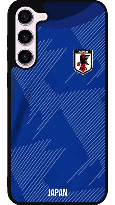 Samsung Galaxy S23+ Case Hülle - Silikon schwarz Japan 2022 personalisierbares Fussballtrikot