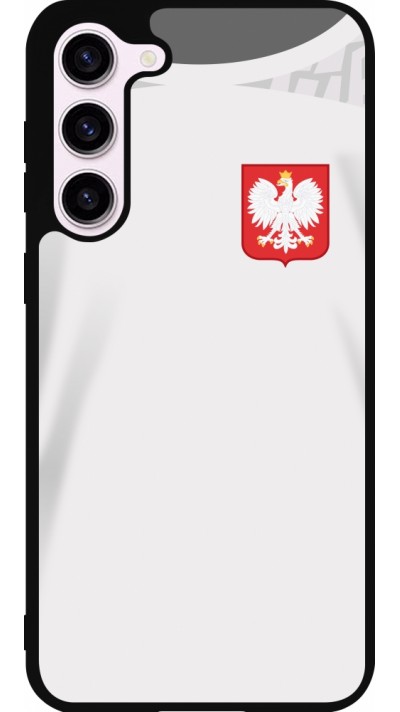 Samsung Galaxy S23+ Case Hülle - Silikon schwarz Polen 2022 personalisierbares Fussballtrikot