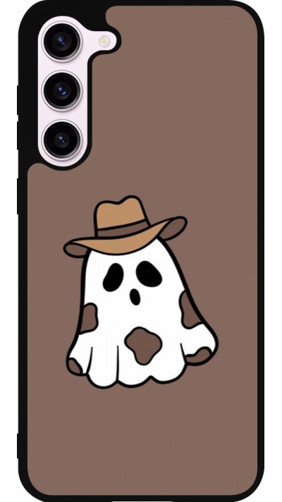 Samsung Galaxy S23+ Case Hülle - Silikon schwarz Halloween 2024 cowboy ghost