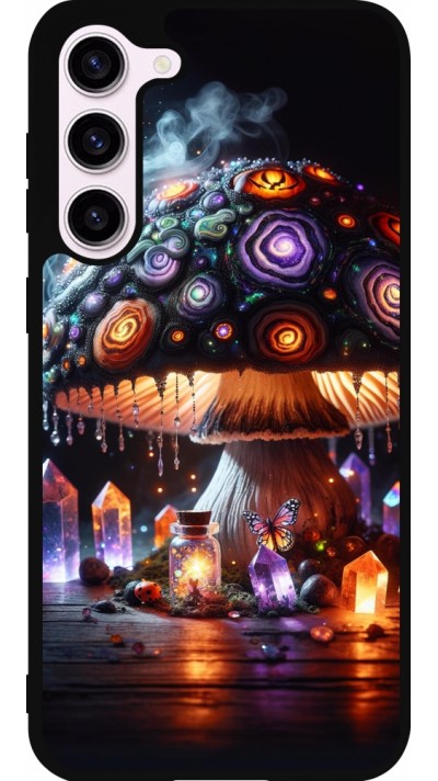 Samsung Galaxy S23+ Case Hülle - Silikon schwarz Halloween Zaubertrank Magie