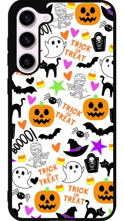 Samsung Galaxy S23+ Case Hülle - Silikon schwarz Halloween 2024 trick or treat