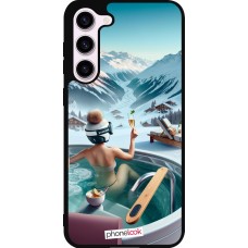 Samsung Galaxy S23+ Case Hülle - Silikon schwarz Berg Glamour Whirlpool