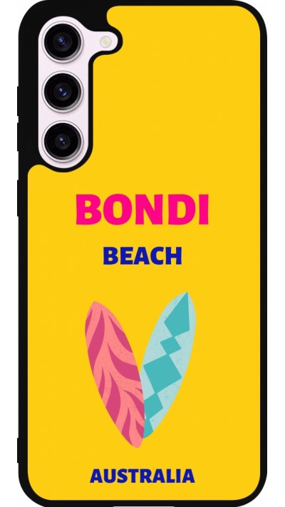 Samsung Galaxy S23+ Case Hülle - Silikon schwarz Pop Summer Destination Bondi