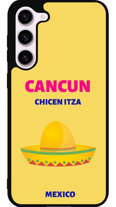 Samsung Galaxy S23+ Case Hülle - Silikon schwarz Pop Summer Destination Cancun