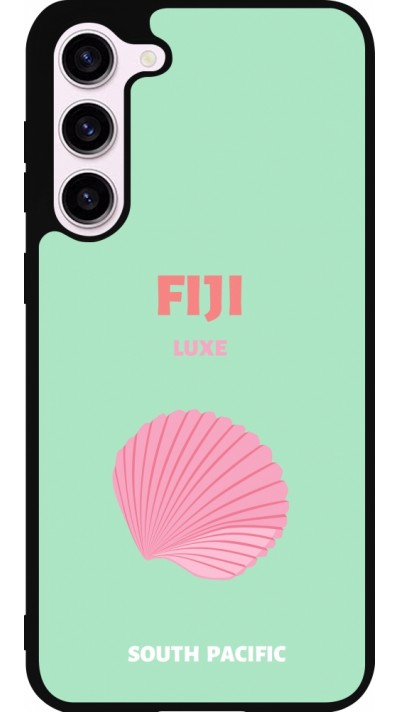 Samsung Galaxy S23+ Case Hülle - Silikon schwarz Pop Summer Destination Fiji