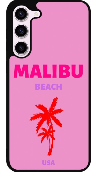 Samsung Galaxy S23+ Case Hülle - Silikon schwarz Pop Summer Destination Malibu