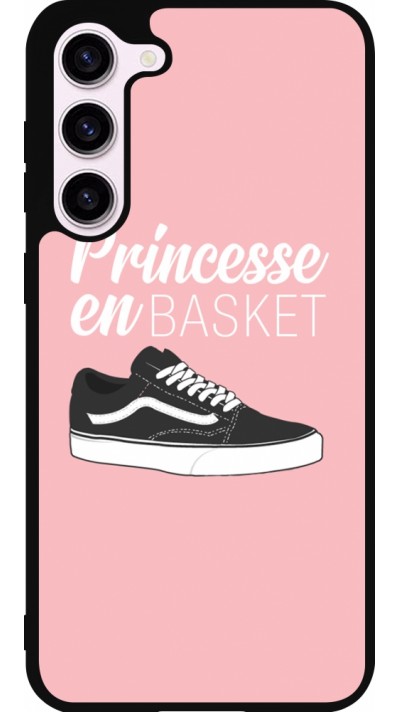 Samsung Galaxy S23+ Case Hülle - Silikon schwarz princesse en basket