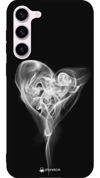 Samsung Galaxy S23+ Case Hülle - Silikon schwarz Valentine 2022 Black Smoke