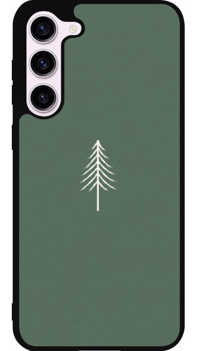 Samsung Galaxy S23+ Case Hülle - Silikon schwarz Christmas 22 minimalist tree