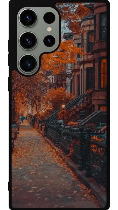 Samsung Galaxy S23 Ultra Case Hülle - Silikon schwarz Autumn 2024 city