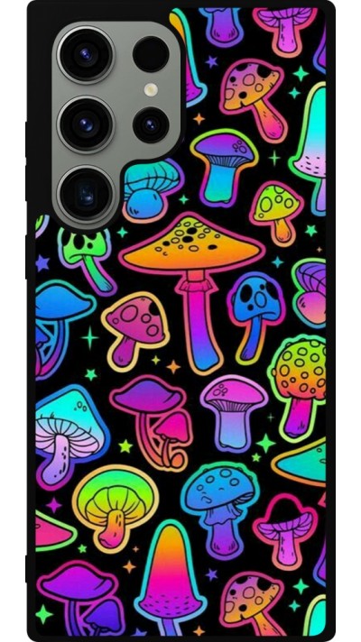 Samsung Galaxy S23 Ultra Case Hülle - Silikon schwarz Autumn 2024 magic mushrooms