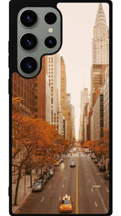 Samsung Galaxy S23 Ultra Case Hülle - Silikon schwarz Autumn 2024 New York city