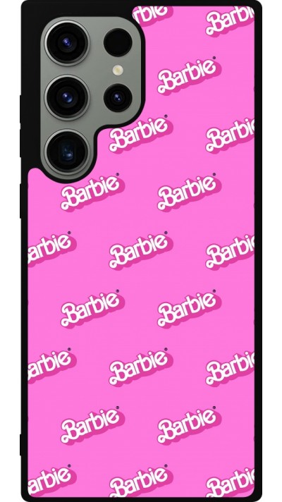 Samsung Galaxy S23 Ultra Case Hülle - Silikon schwarz Barbie Pattern