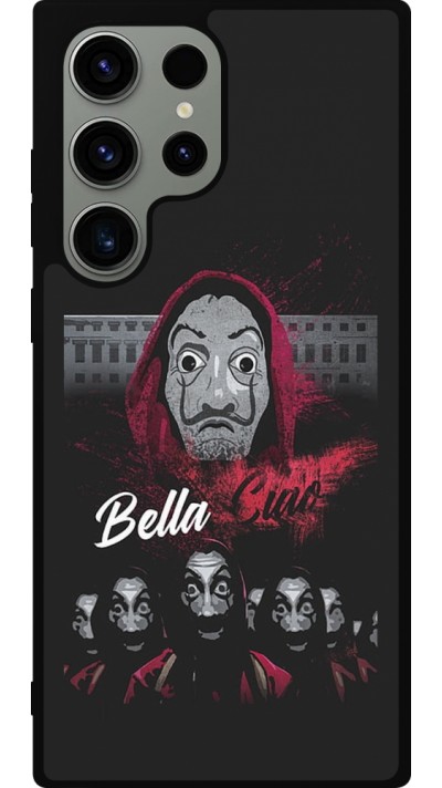 Samsung Galaxy S23 Ultra Case Hülle - Silikon schwarz Bella Ciao