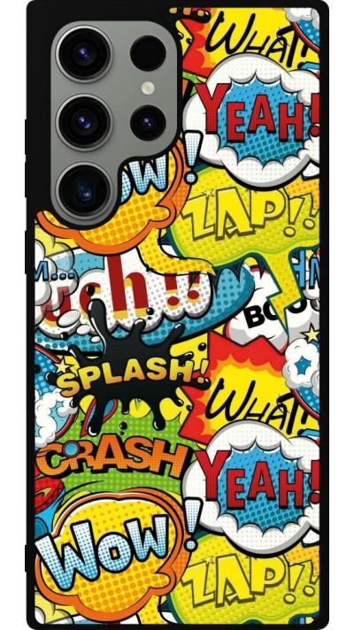 Samsung Galaxy S23 Ultra Case Hülle - Silikon schwarz Cartoons slogans