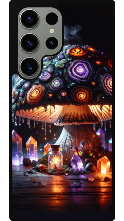 Samsung Galaxy S23 Ultra Case Hülle - Silikon schwarz Halloween Zaubertrank Magie