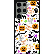 Samsung Galaxy S23 Ultra Case Hülle - Silikon schwarz Halloween 2024 trick or treat