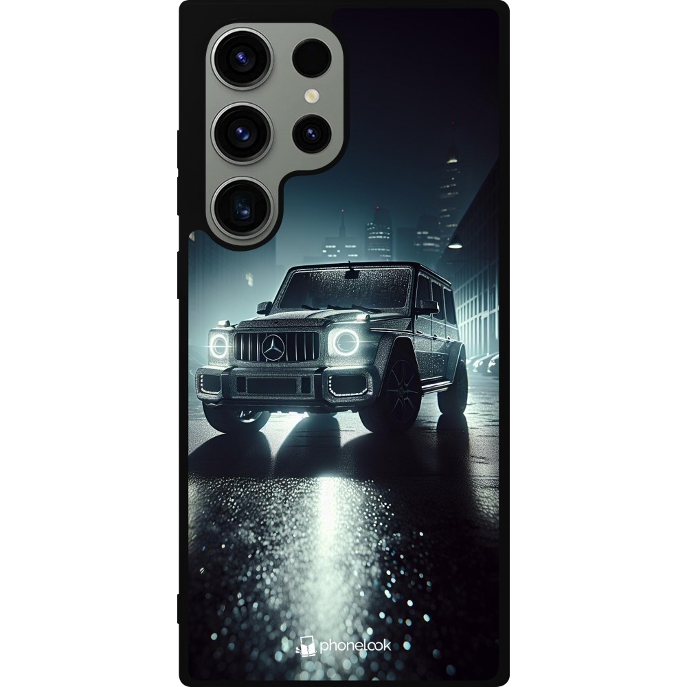 Samsung Galaxy S23 Ultra Case Hülle - Silikon schwarz Mercedes G AMG Nacht