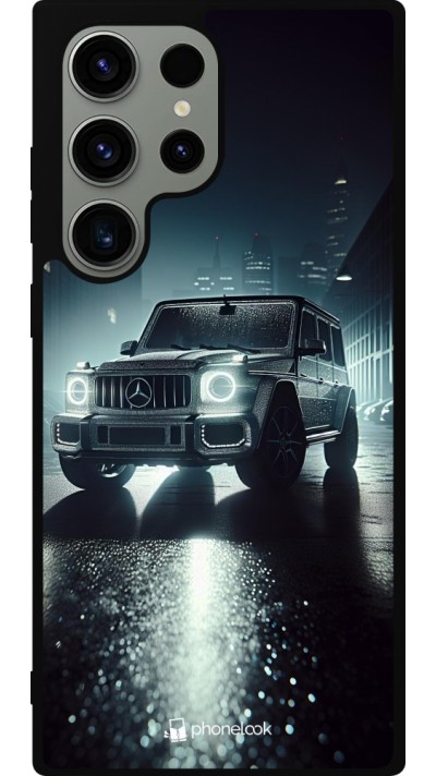 Samsung Galaxy S23 Ultra Case Hülle - Silikon schwarz Mercedes G AMG Nacht