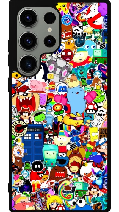 Samsung Galaxy S23 Ultra Case Hülle - Silikon schwarz Mixed cartoons