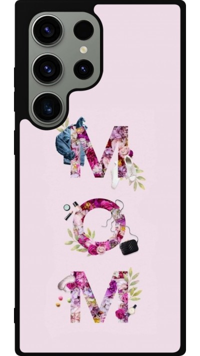 Samsung Galaxy S23 Ultra Case Hülle - Silikon schwarz Mom 2024 girly mom