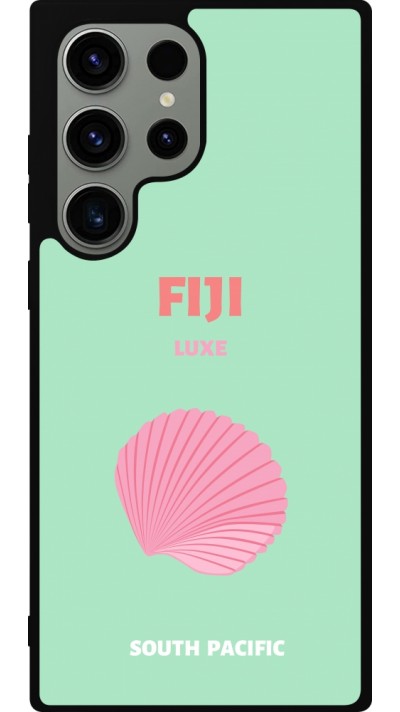 Samsung Galaxy S23 Ultra Case Hülle - Silikon schwarz Pop Summer Destination Fiji