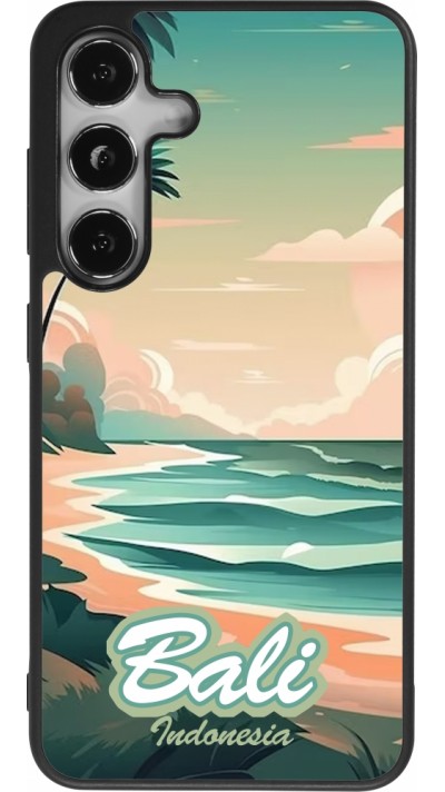 Samsung Galaxy S24 Case Hülle - Silikon schwarz Bali Landscape