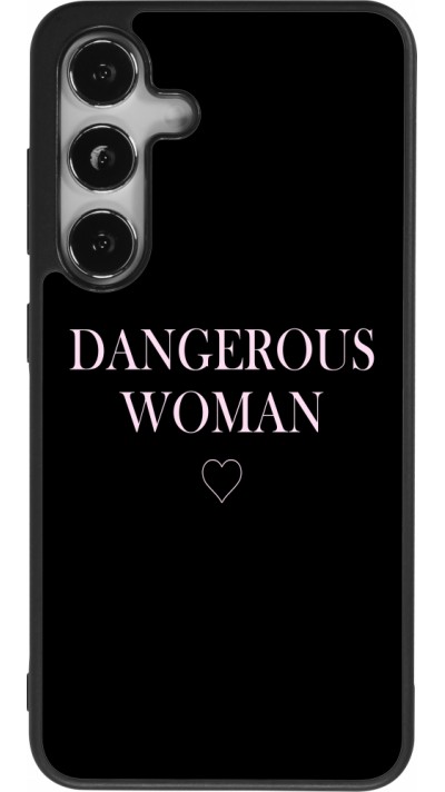 Samsung Galaxy S24 Case Hülle - Silikon schwarz Dangerous woman