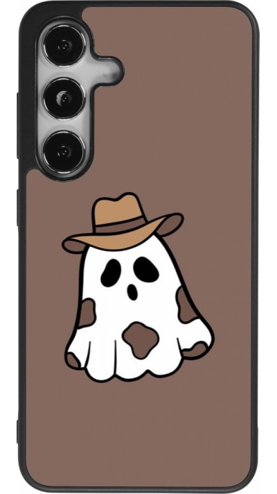 Samsung Galaxy S24 Case Hülle - Silikon schwarz Halloween 2024 cowboy ghost