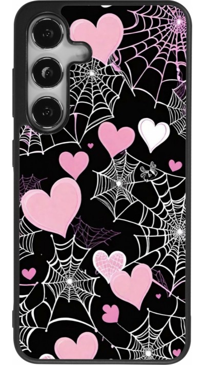 Samsung Galaxy S24 Case Hülle - Silikon schwarz Halloween 2024 girly