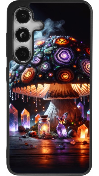 Samsung Galaxy S24 Case Hülle - Silikon schwarz Halloween Zaubertrank Magie