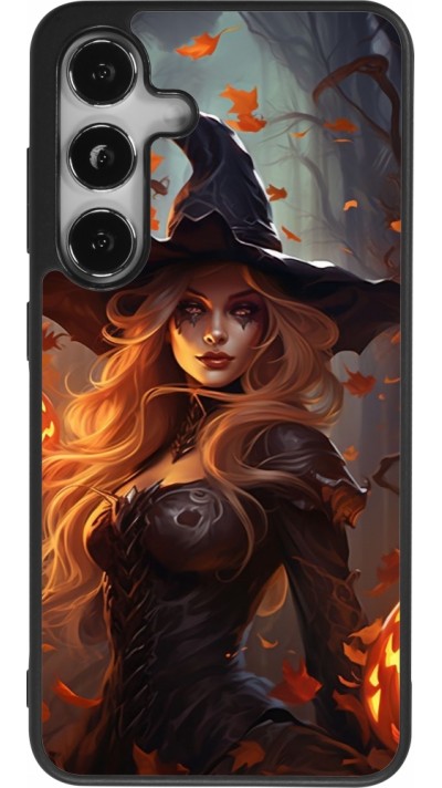 Samsung Galaxy S24 Case Hülle - Silikon schwarz Halloween 2024 sexy witch