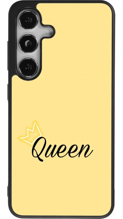 Samsung Galaxy S24 Case Hülle - Silikon schwarz Mom 2024 Queen