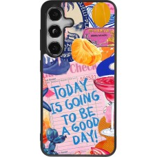 Samsung Galaxy S24 Case Hülle - Silikon schwarz Preppy Today is Going to be a good day